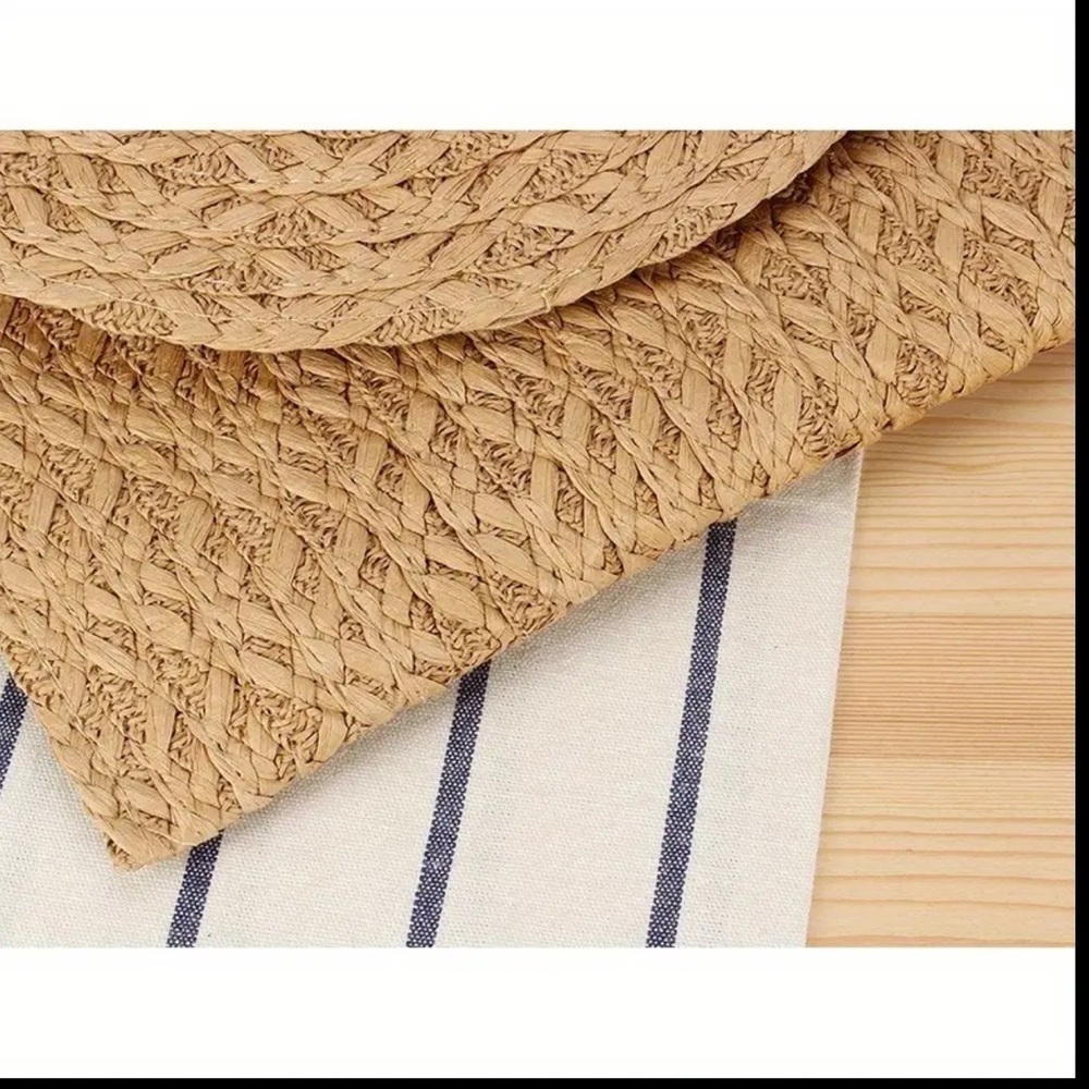 Argyle Woven Paper Envelope Clutch Bag - Picture 4 of 7